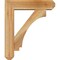 Ekena Millwork Imperial Craftsman Rough Sawn Bracket w/ Offset Brace, Western Red Cedar, 6"W x 22"D x 26"H BKT0604X22X26IMP04RWR - alternate 3